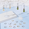 100Pcs 2 Colors 304 Stainless Steel Leverback Earring Findings STAS-ME0001-23-4