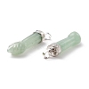 Natural Green Aventurine Pendants G-K322-01A-3