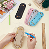 5Pcs 5 Colors PU Imitation Leather Bag Bottoms FIND-CL0001-87B-3