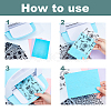 Plastic Embossing Folders DIY-WH0186-49-4