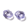 Transparent Glass Pendants GLAA-D025-08L-2