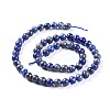 Natural Lapis Lazuli Beads Strands G-J385-F01-A-3