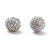 Alloy Rhinestone Beads RB-A034-10mm-A28S-1