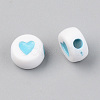 Opaque Acrylic Beads X-ACRP-T004-02-2
