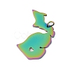Ion Plating(IP) 304 Stainless Steel Pendants STAS-T038-84M-2