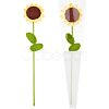 Cotton Knitting Artificial Flower AJEW-WH0013-50-2