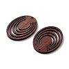 Walnut Wood Laser Cut Pendants WOOD-Q051-04F-2