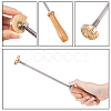 Stamping Embossing Soldering Brass with Stamp AJEW-WH0113-15-137-3