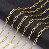 Brass Paperclip Chains X-CHC-S008-001A-G-3