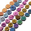 Natural Druzy Quartz Crystal Beads Strands G-F582-A-1