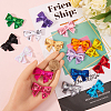 32Pcs 16 Colors Sequin Leather Bowknots DIY-GF0009-91-3