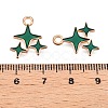 Alloy Enamel Pendants X1-ENAM-T020-38E-RS-3