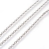 Tarnish Resistant 304 Stainless Steel Cable Chains CHS-R002-0.6mm-1