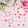 6 Strands 3 Colors Handmade Polymer Clay Bead Strands CLAY-PA0001-43-4