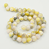 Natural Persian Jade Beads Strands G-D434-6mm-26-2
