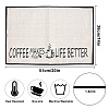 Coffee Theme Cotton and Linen Cup Mats AJEW-WH0201-013-2