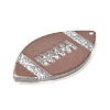 Transparent Resin Pendants RESI-M037-02B-2