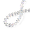 Electroplate Glass Beads Strands EGLA-S176-07B-A01-4