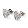 Non-Tarnish 304 Stainless Steel Stud Earring Findings STAS-I183-02A-P-2
