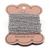 Tarnish Resistant 304 Stainless Steel Curb Chains CHS-K004-12P-0.4mm-2