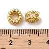 Rack Plating Brass Micro Pave Cubic Zirconia European Beads KK-K377-02G-3