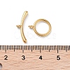 Ion Plating(IP) 304 Stainless Steel Ring Toggle Clasps STAS-A092-09F-G-3