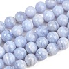 Natural Blue Lace Agate Beads Strands G-D106-A01-12mm-2