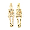Halloween Themed Brass Pendants KK-L211-012G-03-1