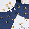36Pcs Brass Clip-on Earring Findings KK-BBC0016-10G-4