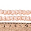 Opaque Glass Beads Strands GLAA-N073-01B-4