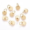 Ion Plating(IP) 304 Stainless Steel Charms STAS-I124-01A-G-1