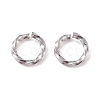 Tarnish Resistant 304 Stainless Steel Open Jump Rings X-STAS-F191-12P-A-3