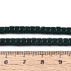 Opaque Solid Color Glass Beads Strands GLAA-N026-2x4mm-10-4