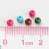 Solid Chunky Acrylic Ball Beads SACR-R812-4mm-M-4