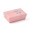 Valentines Day Wife Gifts Packages Cardboard Jewelry Set Boxes with Bowknot and Sponge Inside CBOX-R013-4-4