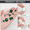 140Pcs 7 Styles Sew on Glass Rhinestone RGLA-ME0001-02-3