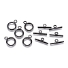 304 Stainless Steel Toggle Clasps STAS-G130-39B-2