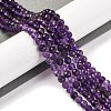 Natural Amethyst Beads Strands X-G-F770-C07-02A-2