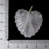 Natural Quartz Crystal Carved Pendants G-C276-01G-09-3