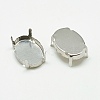 Non-Tarnish 201 Stainless Steel Sew on Prong Settings STAS-T032-03-18x25mm-2