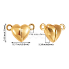 20Sets 2 Colors Alloy Magnetic Clasps PALLOY-CJ0001-155-2