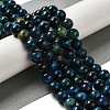 Dyed Natural Tiger Eye Beads Strands G-G102-A02-04-2