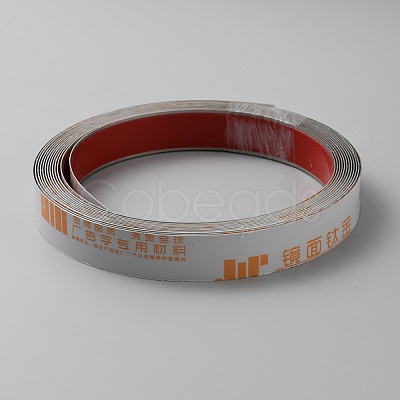 201 Stainless Steel Self-Adhesive Flexible Molding Trim FIND-WH0021-53B-G-1