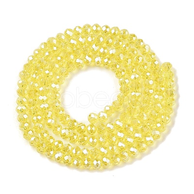 Electroplate Glass Beads Strands EGLA-A044-T2mm-A29-1