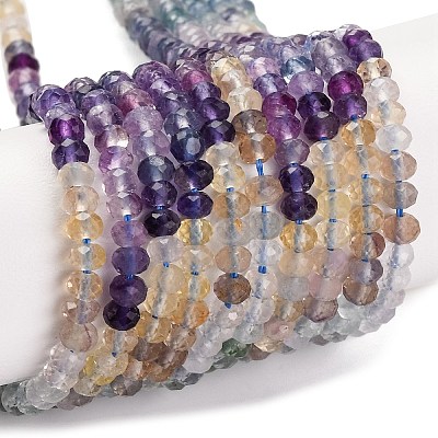 Natural Fluorite Beads Strands X-G-F770-D08-03-1