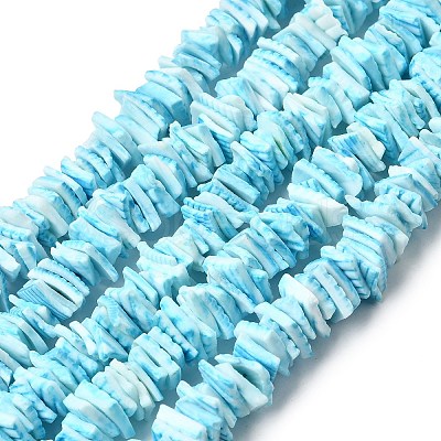 Natural Sea Shell Beads Strands BSHE-K012-08C-1