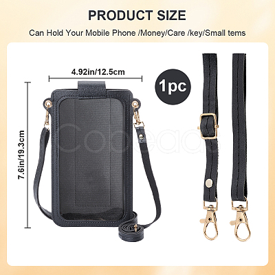 PU Imitation Leather Crossbody Bags AJEW-WH20020-059C-1