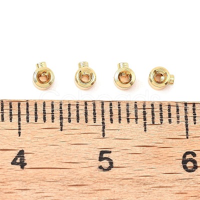 SHEGRACE Brass Crimp Beads XGRPCH962-186G-1