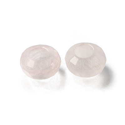 Natural Rose Quartz European Beads GG-NH0003-A16-1