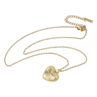 Brass Crystal Rhinestone Pendant Necklaces NJEW-P331-01A-G-1